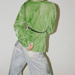 Clothing Baserange Unir Top In Vella Green