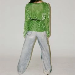 Clothing Baserange Unir Top In Vella Green