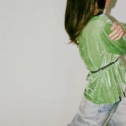 Clothing Baserange Unir Top In Vella Green