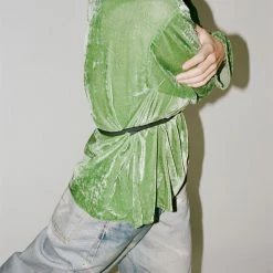 Clothing Baserange Unir Top In Vella Green