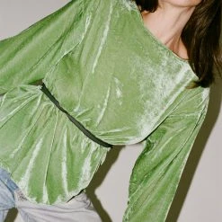 Clothing Baserange Unir Top In Vella Green