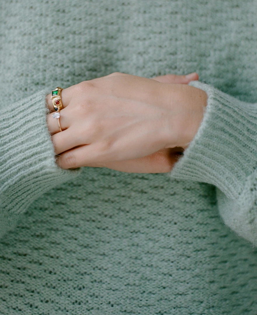 Outlet π€© MONDO MONDO Guinevere Ring In Topaz π 7 MONDO MONDO Guinevere Ring In Topaz