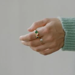 MONDO MONDO Guinevere Ring In Topaz