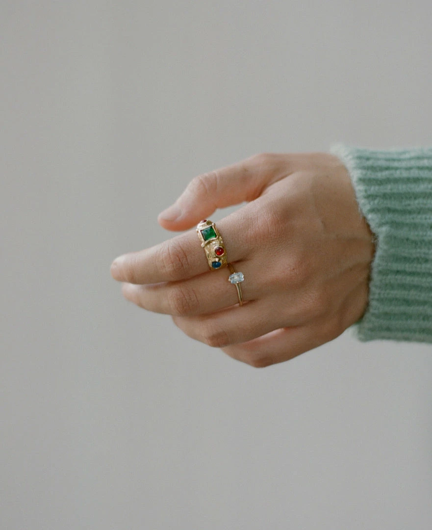 Outlet π€© MONDO MONDO Guinevere Ring In Topaz π 3 MONDO MONDO Guinevere Ring In Topaz