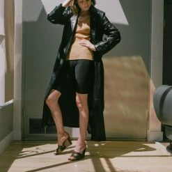 Nanushka Biker Short In Black Clothing