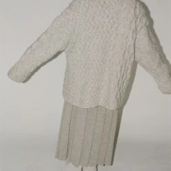 Lauren Manoogian Handknit Aran Cardigan In Aspen