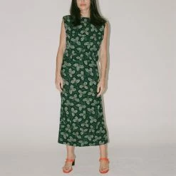 Rachel Comey Lawson Dress In Dark Green Clothing