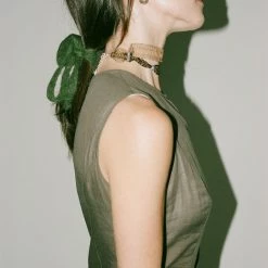 New Arrivals Paloma Wool Lola Choker In Dark Taupe