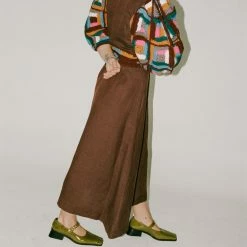 Clothing Sea NY Camryn Crochet Puff-Sleeve Combo Dress