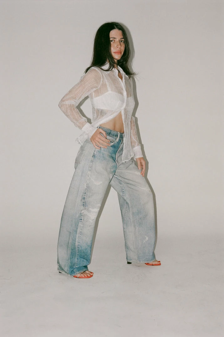 Hot Sale π Our Legacy Full Cut Jean In Digital Denim Print π 7 Our Legacy Full Cut Jean In Digital Denim Print