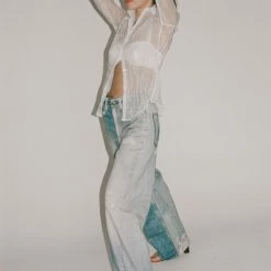 Hot Sale π Our Legacy Full Cut Jean In Digital Denim Print π 9 Our Legacy Full Cut Jean In Digital Denim Print