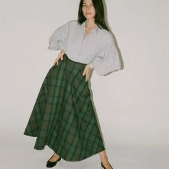 Caron Callahan Verses Shirt In Ticking Stripe Clothing