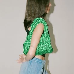 Maria La Rosa Royal Bag In Green