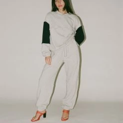 Maryam Nassir Zadeh Theo Sweatshirt In Stone Clothing