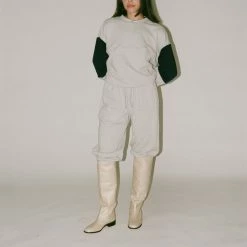 Maryam Nassir Zadeh Theo Sweatshirt In Stone Clothing