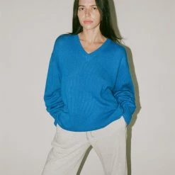 Clothing Maryam Nassir Zadeh Davis Sweater In True Blue