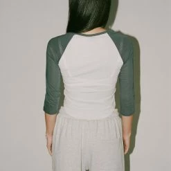 Maryam Nassir Zadeh Blaise Tee In Bone Clothing