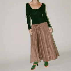 Maria La Rosa Lycra Tights In Olive Accessories