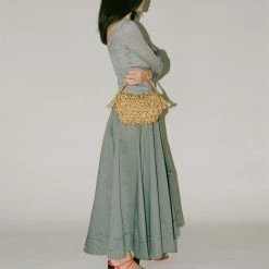 Maria La Rosa Canterbury Bag In Gold