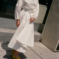 Clothing Shaina Mote Sienna Skirt In Salt