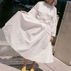 Clothing Shaina Mote Sienna Skirt In Salt