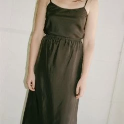 Baserange Sol Skirt In Carpet Brown Clothing