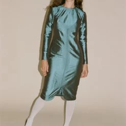 Maryam Nassir Zadeh Charlie Dress In Abalone Clothing