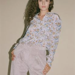 No.6 Luke Shirt In Lilac Bouquet