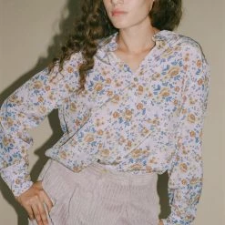 No.6 Luke Shirt In Lilac Bouquet