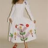 Coupon π Tigra Tigra Hand-Embroidered Tropical Kantha π Dress In White π₯ 1 Tigra Tigra Hand-Embroidered Tropical Kantha Dress In White