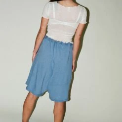 Baserange Boat Short In Air Blue