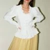 Flash Sale β Maryam Nassir Zadeh Faustina Top In White Clothing π 2 Maryam Nassir Zadeh Faustina Top In White Clothing