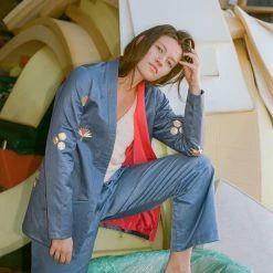 Clothing 100% SILK Cintemani Suit Blazer