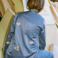 Clothing 100% SILK Cintemani Suit Blazer