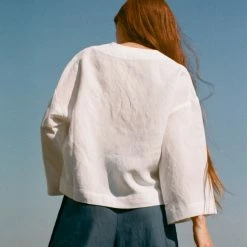 Mara Hoffman Jamie Top In White Clothing