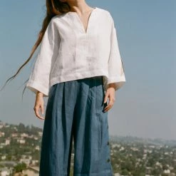 Mara Hoffman Jamie Top In White Clothing