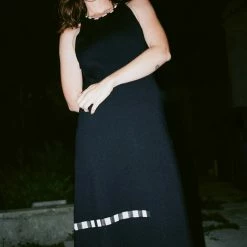 NOMIA Arp Racerback Dress In Midnight Clothing