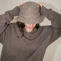 Maryam Nassir Zadeh Wyatt Hat In Roan Accessories