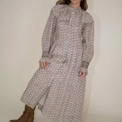 Sea NY Amalia L/S Maxi Dress In Blossom Clothing