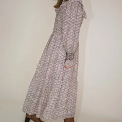 Sea NY Amalia L/S Maxi Dress In Blossom Clothing