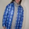 No.6 Ryann Jacket In Blue Plaid Clothing