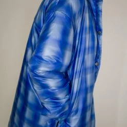 No.6 Ryann Jacket In Blue Plaid Clothing