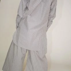 Cawley Ines Shirt In Sea/Navy/Ecru Clothing