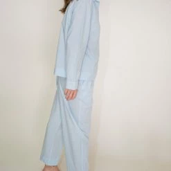 Flash Sale 𧨠Clothing Baserange Rise Pajama π Shirt In Blue β 8 Clothing Baserange Rise Pajama Shirt In Blue