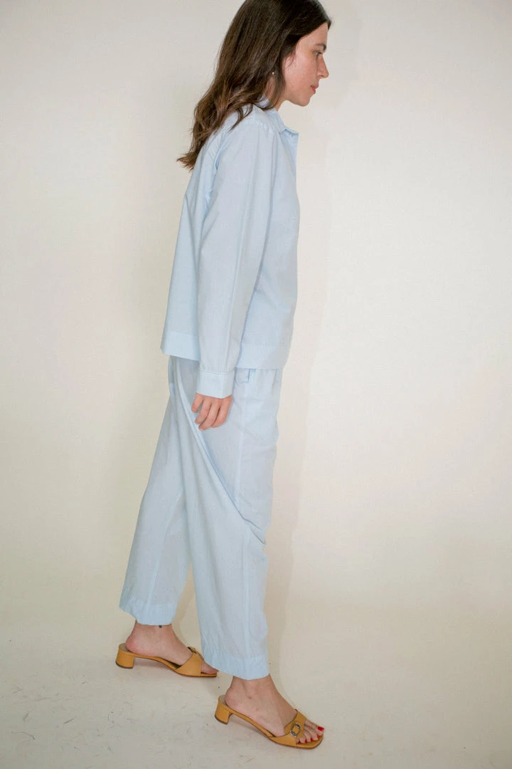 Flash Sale 𧨠Clothing Baserange Rise Pajama π Shirt In Blue β 5 Clothing Baserange Rise Pajama Shirt In Blue