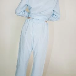 Clothing Baserange Rise Pajama Shirt In Blue