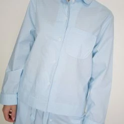 Clothing Baserange Rise Pajama Shirt In Blue