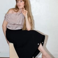 Clothing Paris Georgia Everyday Skirt In Black