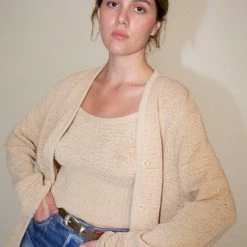 New π Clothing Our Legacy Knitted Cardigan In Beige βοΈ 9 Clothing Our Legacy Knitted Cardigan In Beige