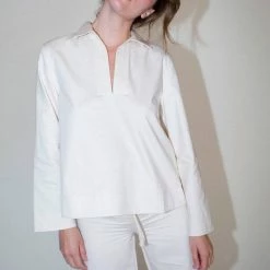 Clothing Baserange Onda Shirt In Undyed